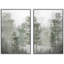 «Amboo Misty Fog Forest Tree», reproduction sur toile encadrée 2 pièces-91069379-91069382