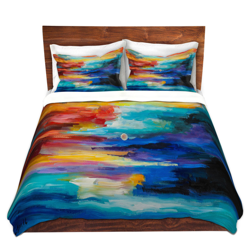 Abstract Duvet Cover, 1 Queen Duvet Cover + 2 Standard Shams