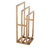Brown Wood Sleek Modern Quilt Rack