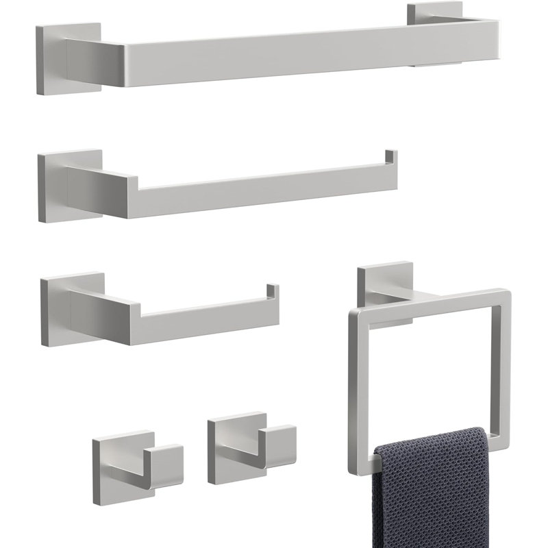 Ensemble de quincaillerie de salle de bain 6 pièces