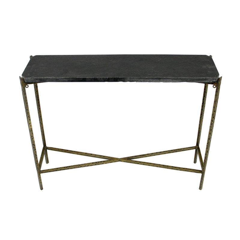 Jamez Stone Top Console Table, 24" H x 32" W x 8" D