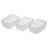 Sterilite Medium Storage Trays for Desktop and Drawer Organizing, Clear, 48 Pack