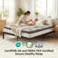 Orthopedic 27cm Deep Pocket Spring Mattress ,Superior Spinal Support and Pressure Relief with Reinf-117788285