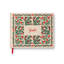 Christmastide Pomegranate Embroidered Fabric Guest Book