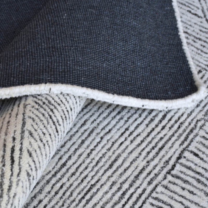 Tapis géométrique 6 x 9 Corronia Studio® Paonia, Rectangle 9 pi x 12 pi