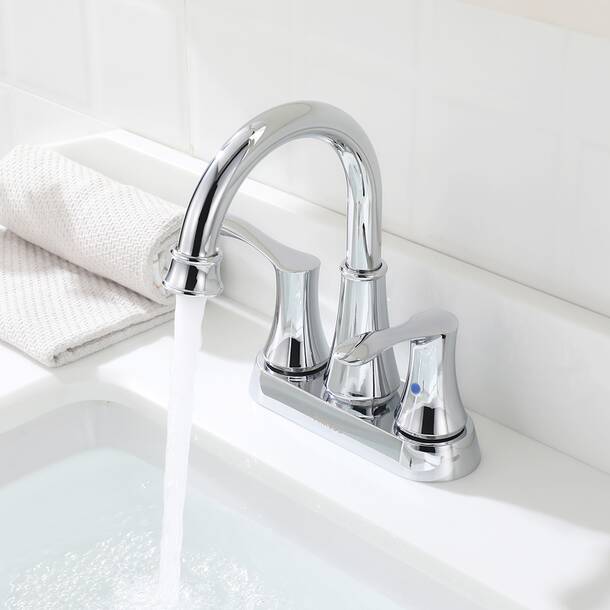 Kingston Brass Restoration Centerset Bathroom Faucet with Drain ...