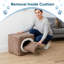 Maison pour chat PETMAKER - Lit d'intérieur avec coussin en mousse amovible - Tente pour chiots, lapins, cochons d'Inde, hérissons et autres petits animaux-27308309