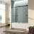 56" - 60" W x 66" H Sliding Frameless Tub Door-81268985