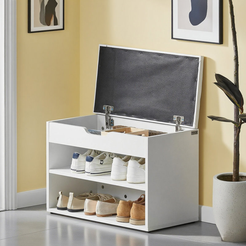 Carpio Faux Leather Upholstered Storage Bench