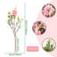 10 fleurs artificielles 10PCS, bouquets artificiels à longue tige, pétales de soie, décorations de mariage, artisanat de bricolage, centres de table de salle à manger, décoration intérieure-316439180