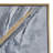 CosmoLiving by Cosmopolitan Gold Canvas Abstract Framed Wall Art with Gold Frame-69975438