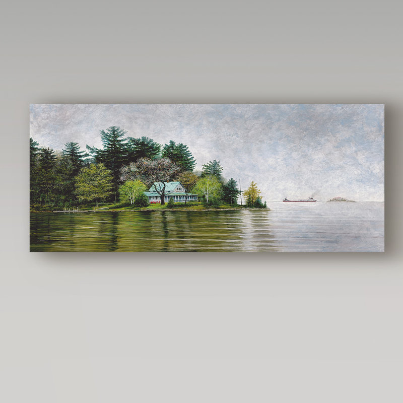 «Serenity» Ezichi, reproduction de peinture à l'huile sur toile tendue, H 10 po x l 24 po