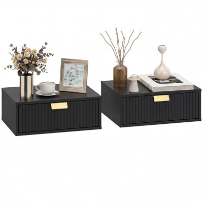 40cm W Manufactured Wood Bedside Table