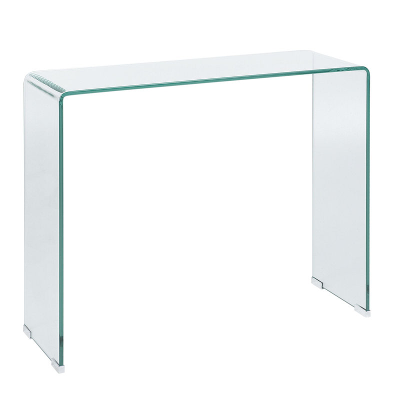 Bayville 90cm Glass Console Table