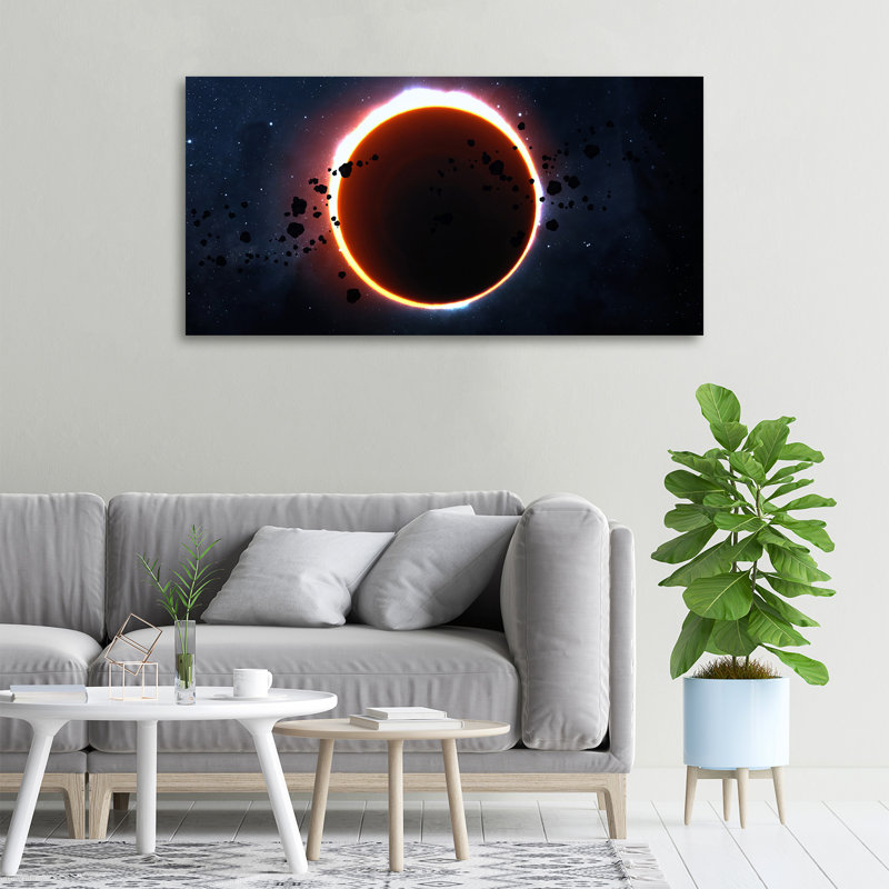 Eclipse - No Frame Print on Canvas