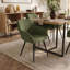 Ensemble de salle à manger rectangulaire moderne 79 po avec 8 fauteuils rembourrés-110968648