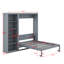 Grand lit escamotable avec tablettes-1938880970