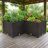 Weather-Resistant Raised Planter Boxes - Extra Deep Self-Watering Bed For Patio & Terrace Gardens-58493180
