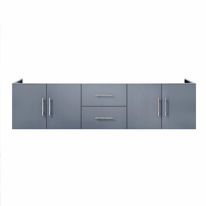 Meuble-lavabo double 72 po X P 22 po D, Gris