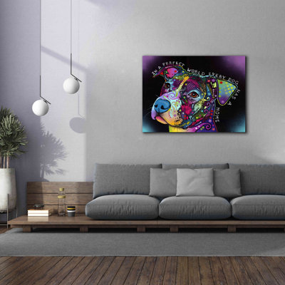 «In A Perfect World» par Dean Russo, estampe numérique sur toile