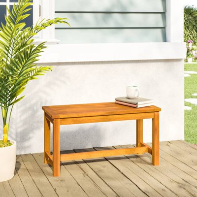 Amabelle Solid Wood Acacia Outdoor Bench