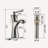 Single-handle Bathroom Faucet with Drain Assembly-87820054