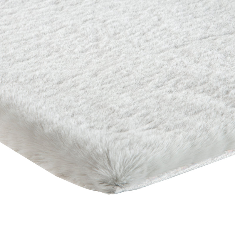 Tapis de bain Dority, Argent