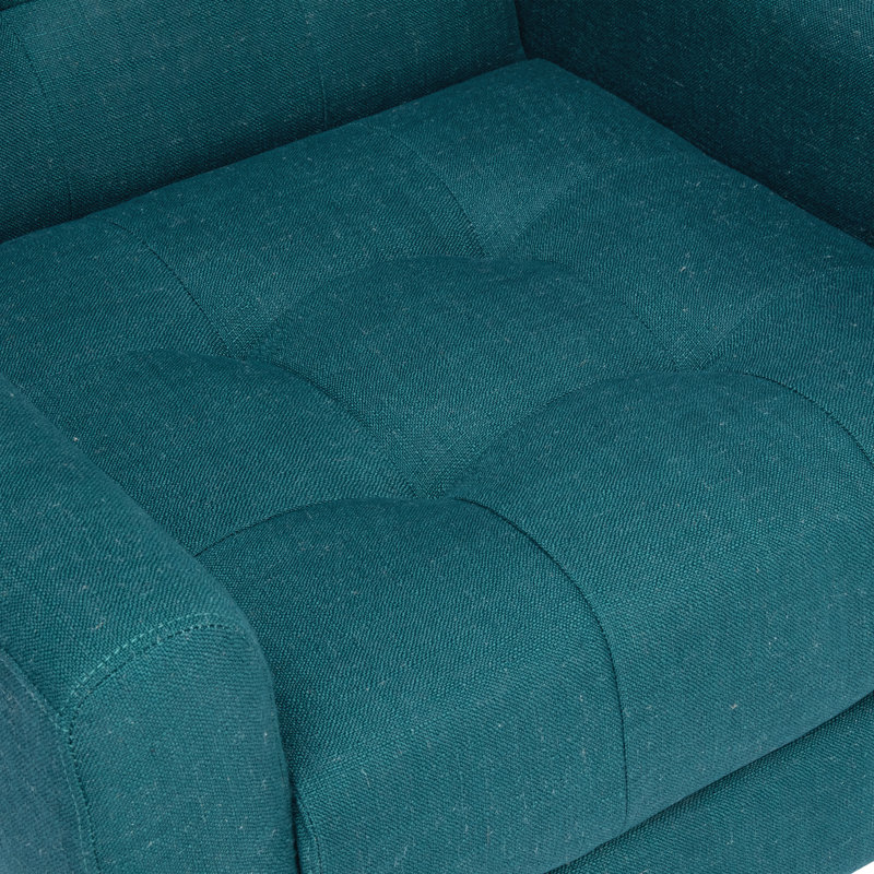 Jaqueze 73.7Cm Wide Tufted Armchair, Jaqueze Light Blue Polyester