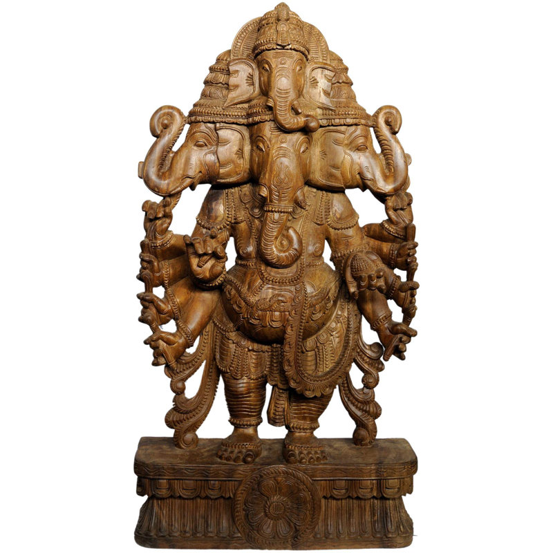 Grande gerbe à cinq faces Herambas Ganesha