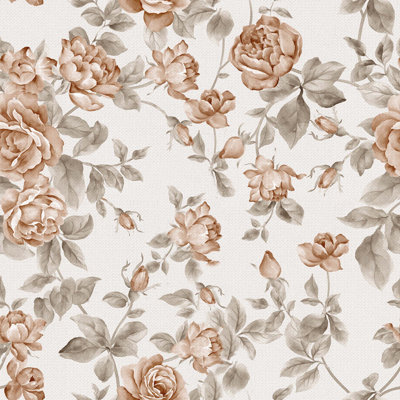 Peel & Stick Floral Tile