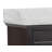 Chauvigny 24'' Single Bathroom Vanity with Marble Top-1409403584