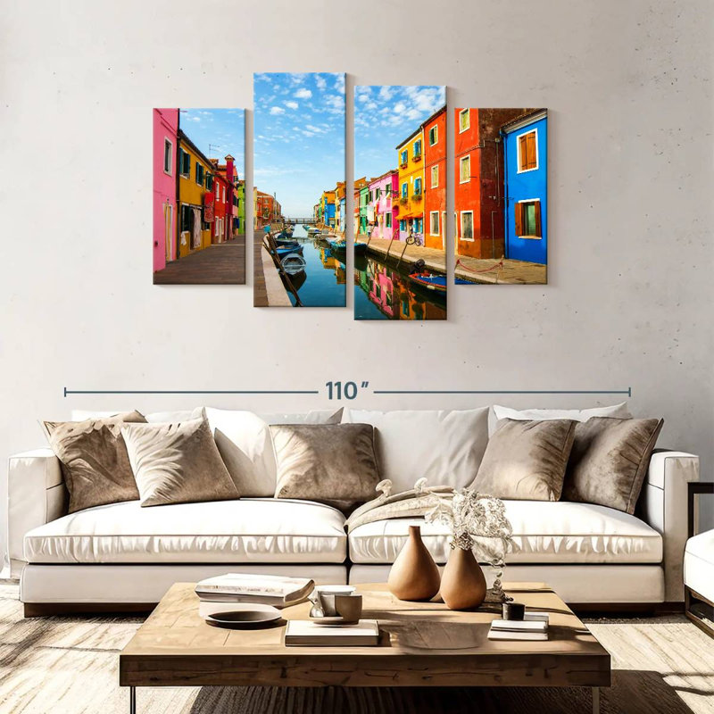 Marchelle Burano Italy, 48" H x 75" W