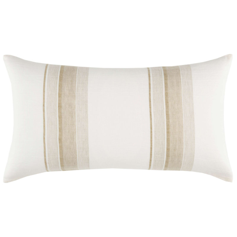 Napa Stripe Linen Natural Sham, King