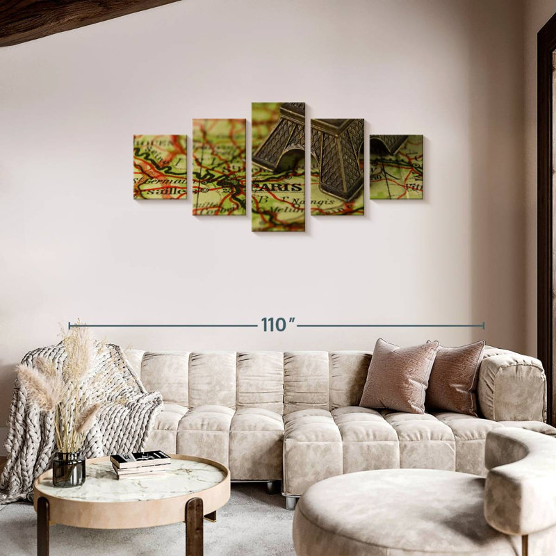 Explore Splendid Paris, 34" H x 74" W