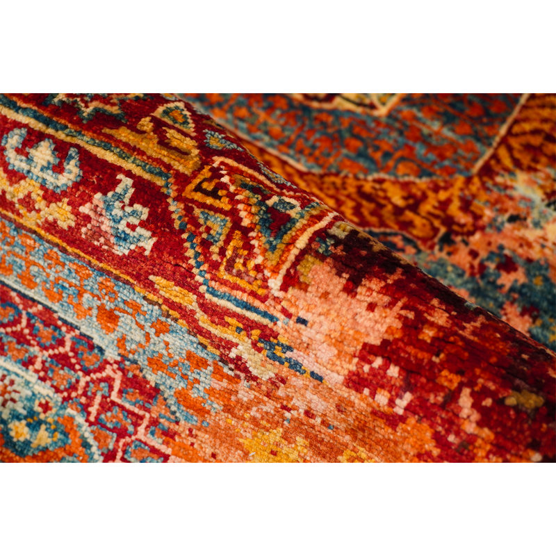 Hand Woven Wool Area Rug