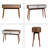 Entryway Table With 2 Carved Panel Drawers, Console Table With Storage Space And Wood Legs,Sofa Table Behind Couch For Hallway, Living Room