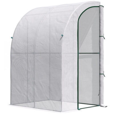 56.4" W x 46.8" D Lean-To Greenhouse