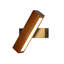 Walnut 21cm 3000K Rectangular LED Wall Light