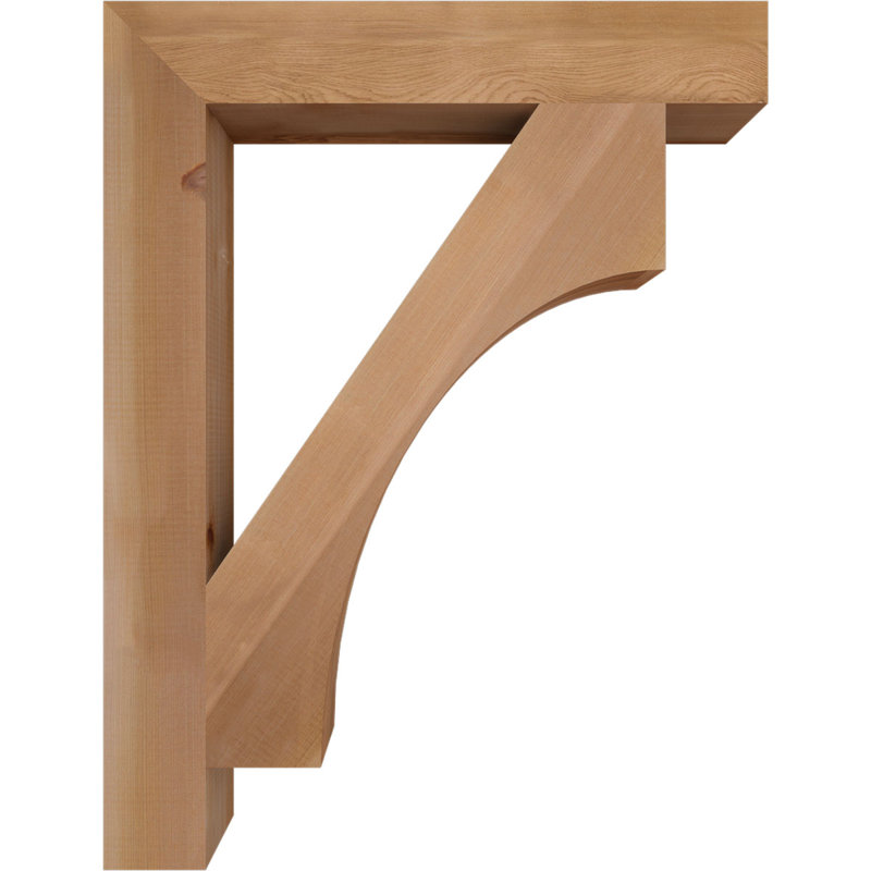 Support de bloc lisse Westlake de l 3 1/2 po x P 26 po x H 34 po Westlake, Cèdre rouge de l'Ouest (lisse)