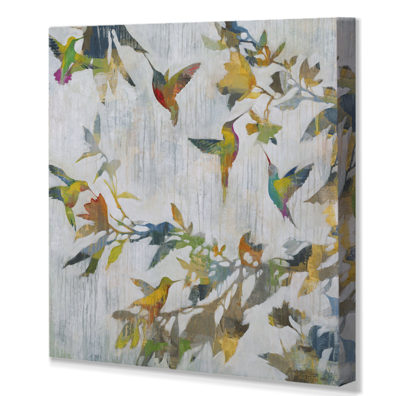 Danse aérienne - reproduction sur toile tendue, H 10 po x l 10 po x P 1,5 po
