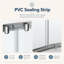 Enceinte de douche coulissante 36 "x 36" semi-sans cadre en chrome
