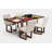 C2 W 17.5'' H Upholstered Walnut Side Chair-17795179