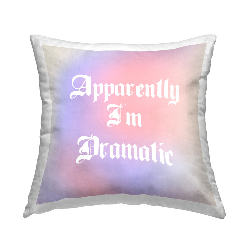 Coussin décoratif à motif de pastel dramatique Sassy par House of Lulu