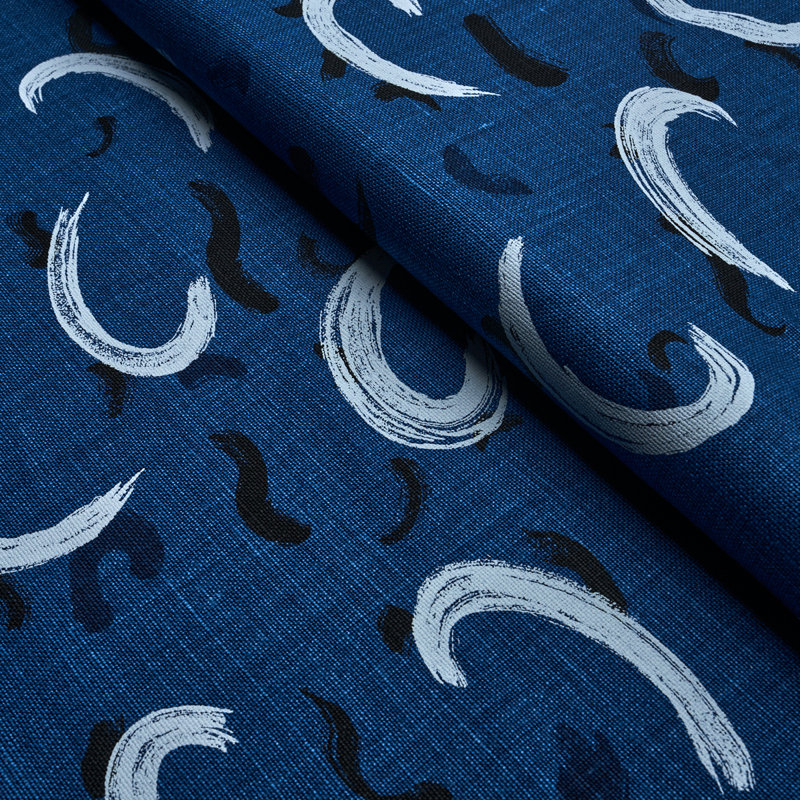 Tissu Schumacher x David Kaihoi, Bleu
