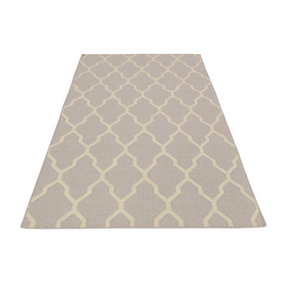 Hand Woven Silver Indoor Rug