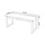Bureau rectangulaire en bois massif noyer clair avec 2 tiroirs-1297997511
