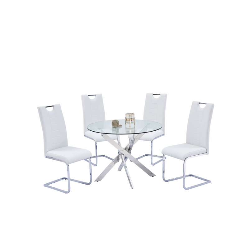 Table de salle à manger Aalyna, H 30 po x L 40 po x l 40 po