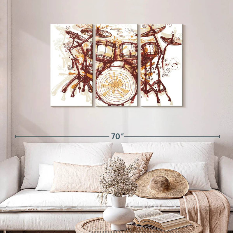 Abarca Splashing Drums, 28" H x 45" W