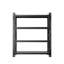 Support de rangement en métal robuste de 4000 lb avec 69h x 59 po 23,6 po réglable avec 4 tablettes verticales de conception industrielle pour l'entrepôt