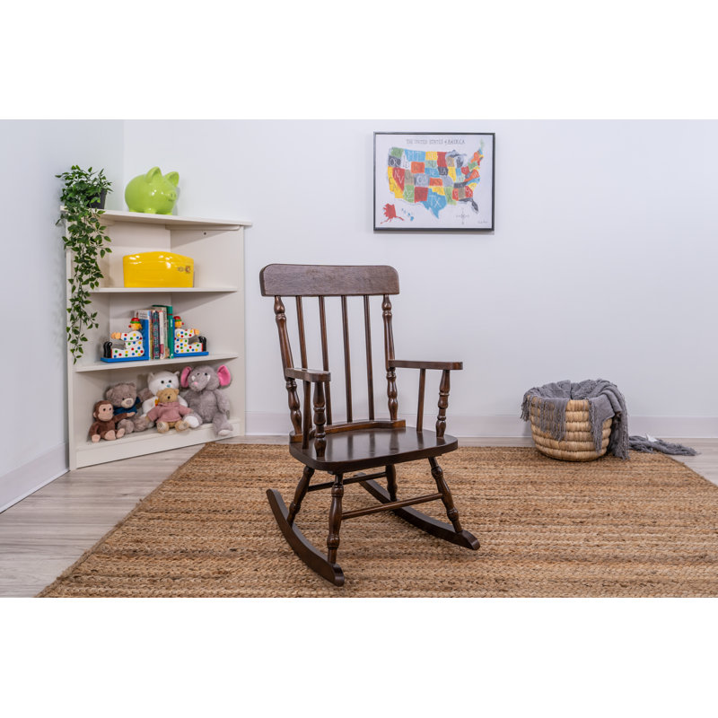 Chaise berçante pour enfants Belmoor, Espresso